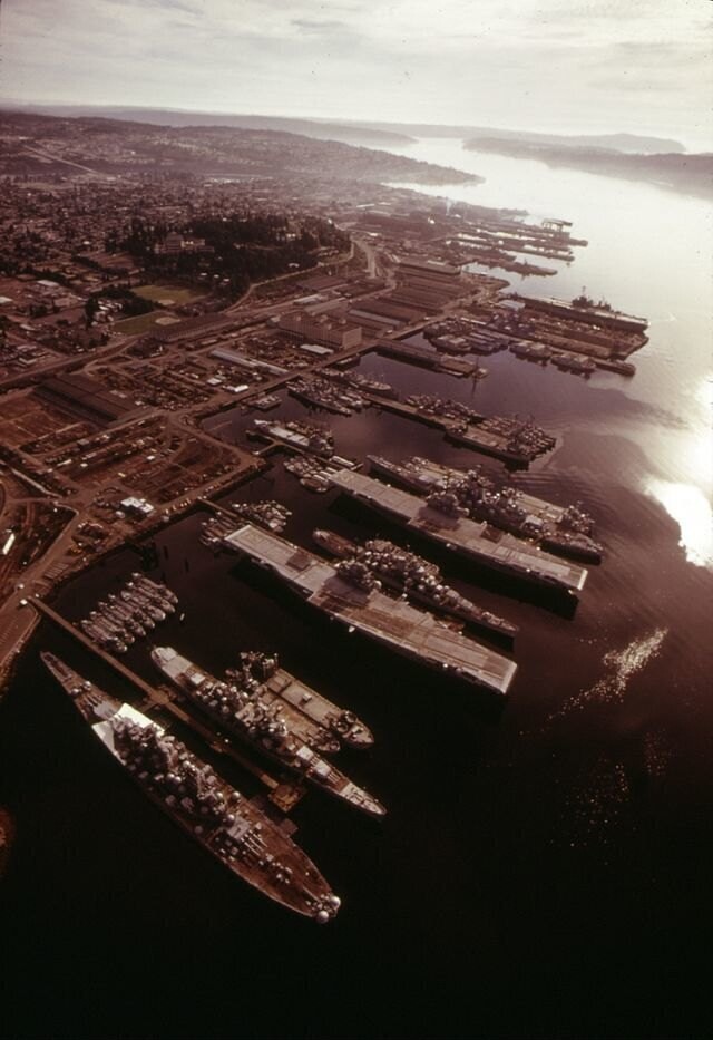 Puget Sound Naval Shipyard. July 1974