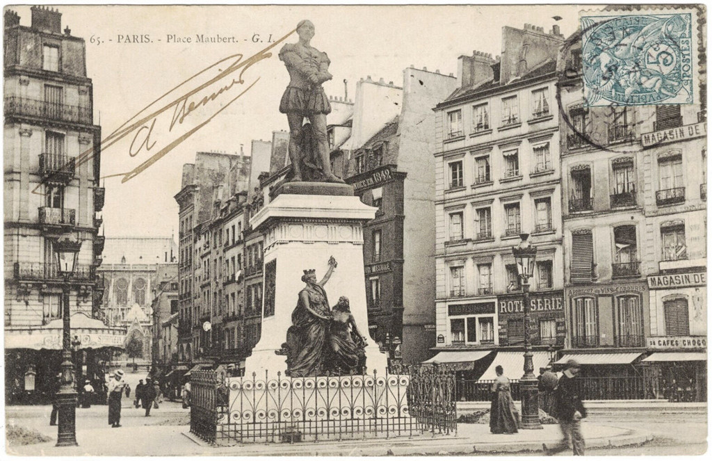 Place Maubert et Monument à Etienne Dolet