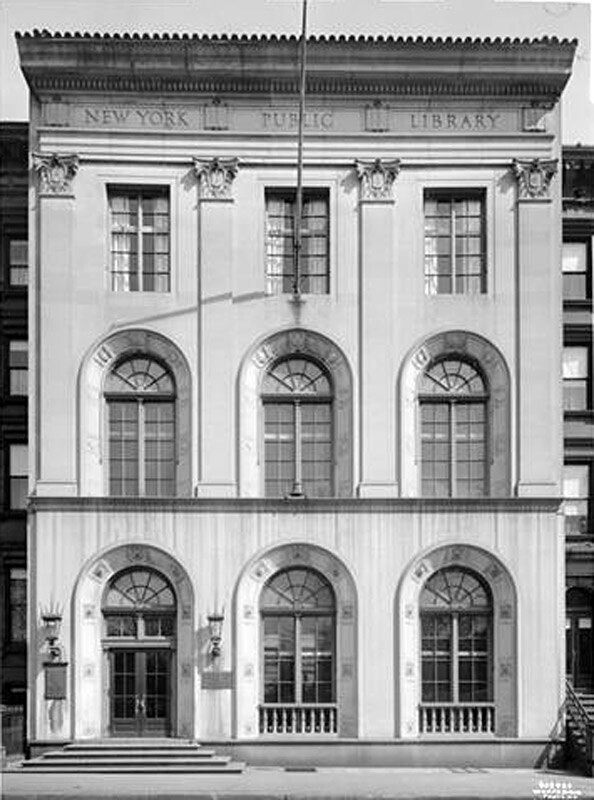 9 West 124th Street. N.Y. Public Library, branch.