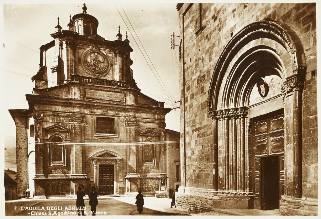 L'Aquila, Chiesa di Sant'Agostino e Chiesa di San Marco