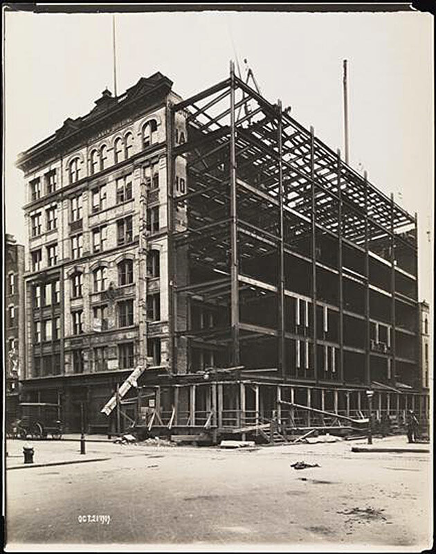 Building construction, Barrow Street and Sheridan Square