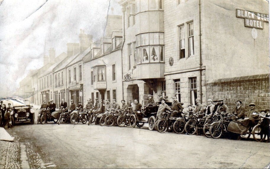 Bicycles and motorbikes in the Wooler area of Northumberland
