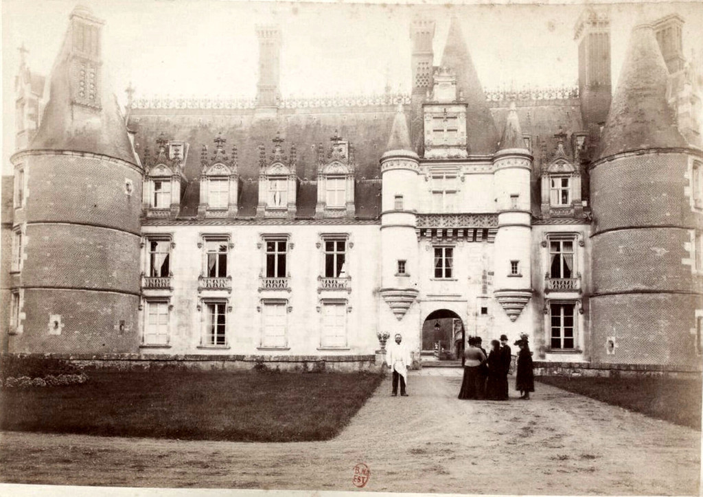 Château de Maintenon, vue de la façade nord
