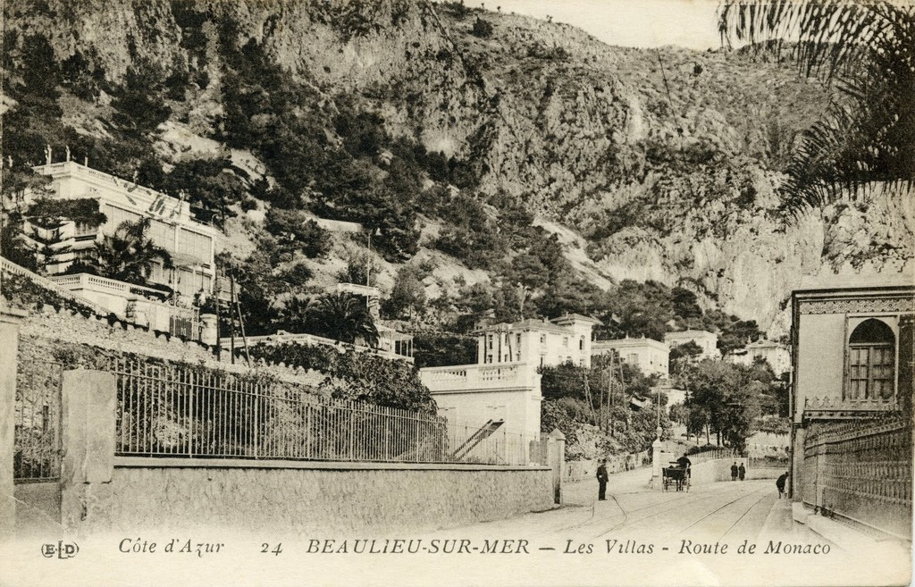 Beaulieu sur mer. Les Villas. Route de Monaco