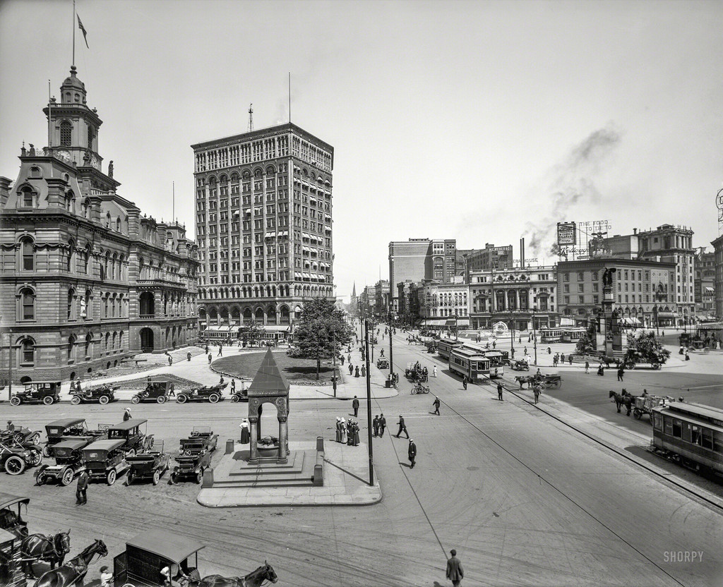 Campus Martius, City Hall and Detroit Opera House