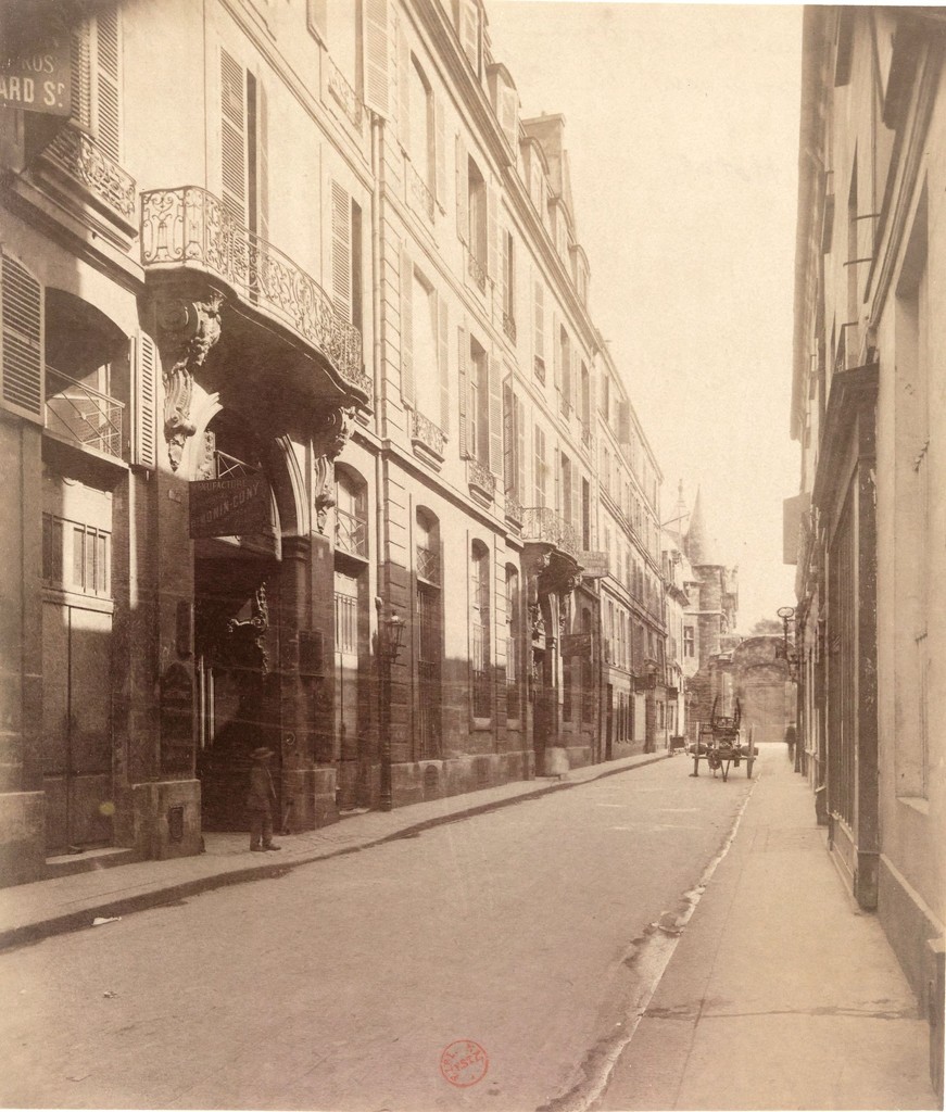 La rue de Braque et l'Hôtel du marquis de Lagrange