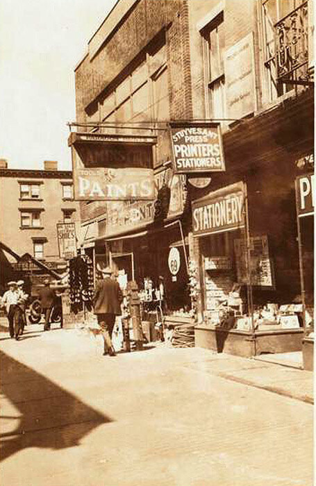 27-29 Third Avenue, at and adjoining the S.E. corner of Stuyvesant Street. May 18, 1934