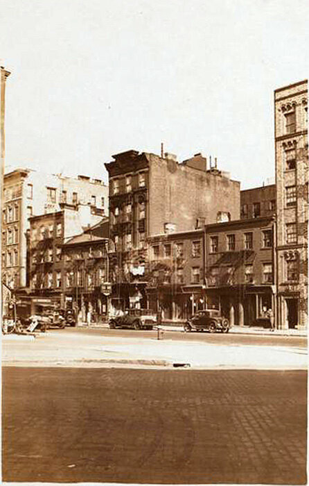74 to 66 Carmine Street, south side, between Varick and Bedford Streets