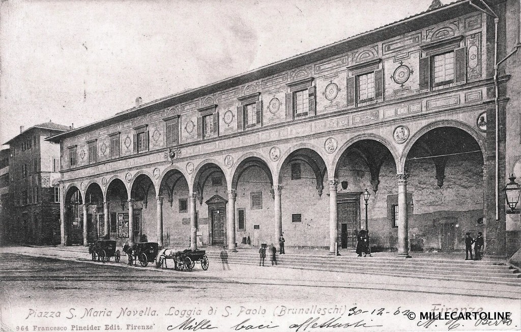 Piazza di S. Maria Novella, Loggia di S. Paolo