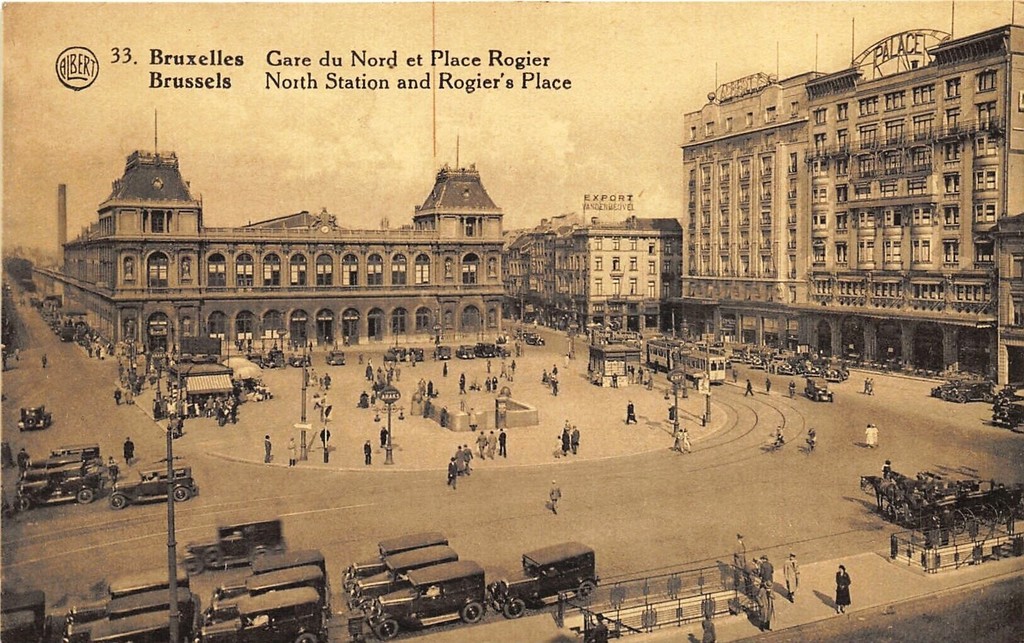 Gare du Nord et Place Rogier