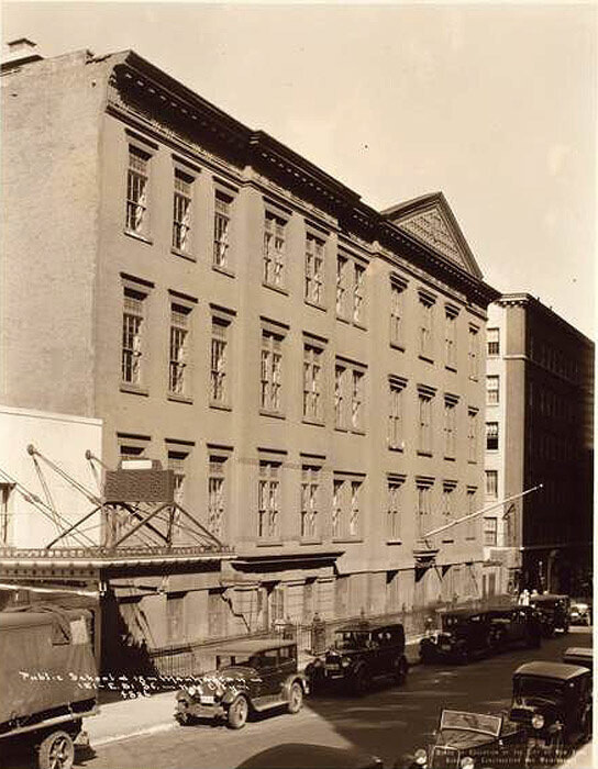 121 East 51th Street, northside between Park and Lexingon Avenues showing P.S. 18. 1920