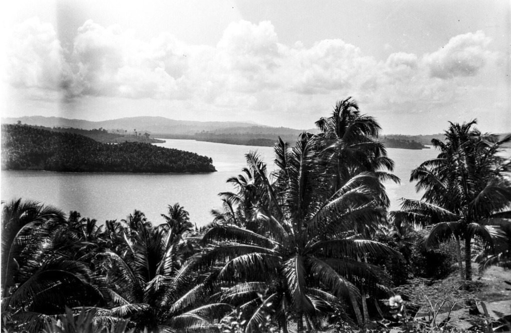 Island of Viper. View of Port Blair Bay
