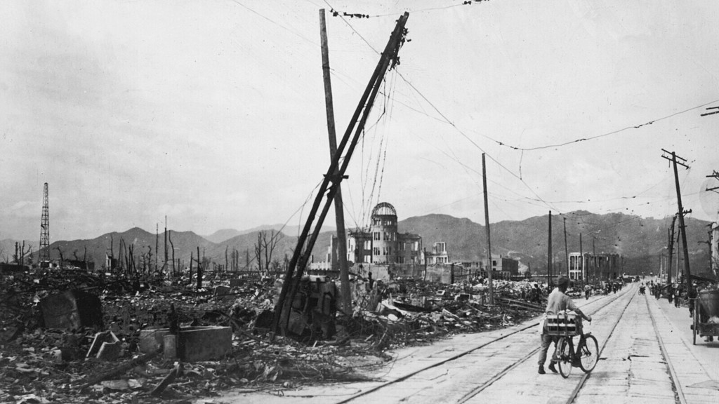 Hiroshima. Ruined city