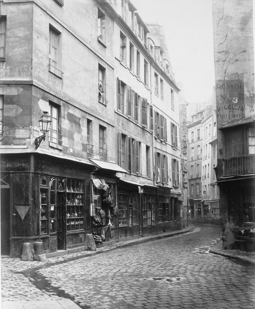 Rue Galande, vue prise de la rue du Petit-Pont