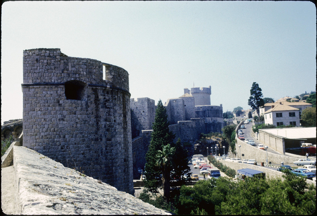 Dubrovnik. Tvrđavni zid Starog grada