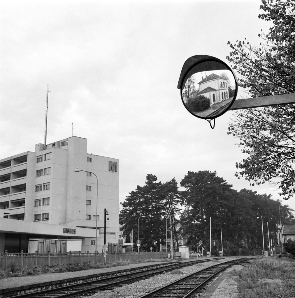 La Migros et la Gare de Chêne-Bourg