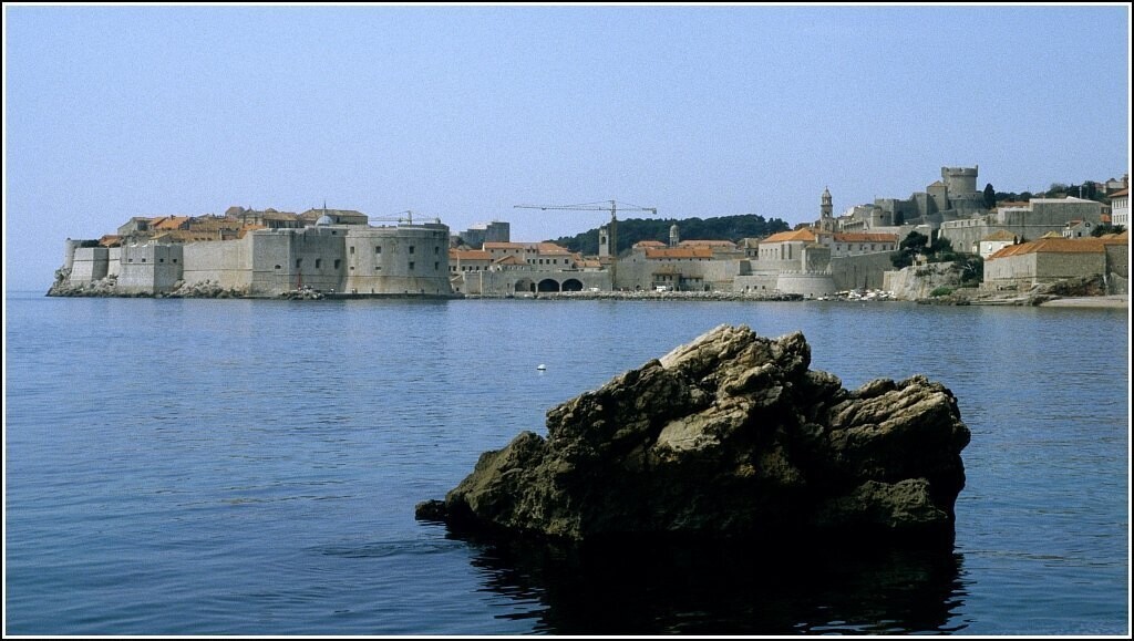 Dubrovnik. Stari grad s istoka
