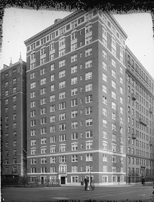 Park Avenue and 87th Street, S.W. corner. General exterior.