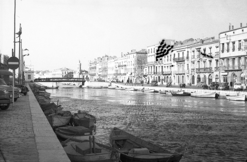 Canal de Sète, Quai Léopold Suquet et Pont National