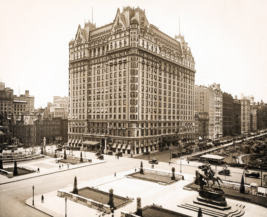 Plaza Hotel and Grand Army Plaza of Central Park