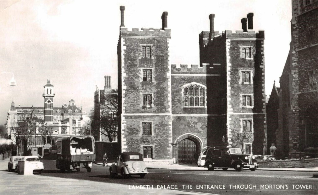 Lambeth Palace. Entrance through Morton's Tower