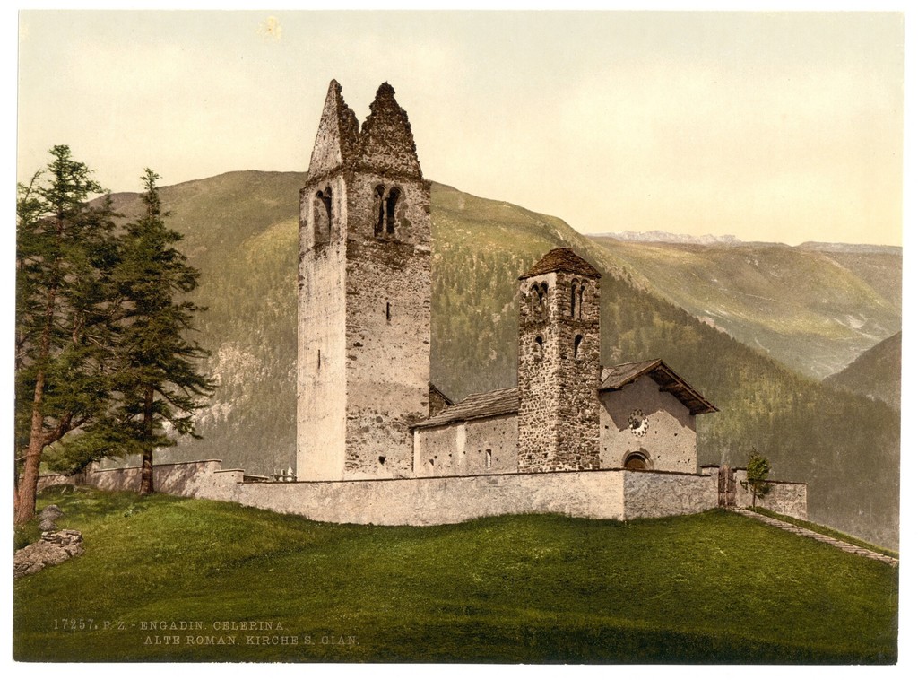 Celerina, Old Roman Church of St. Gian. Aargau
