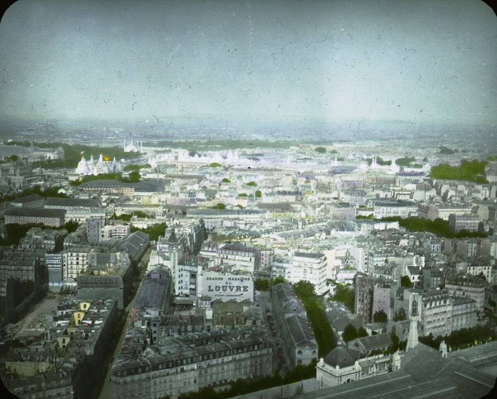 Paris Exposition: aerial view