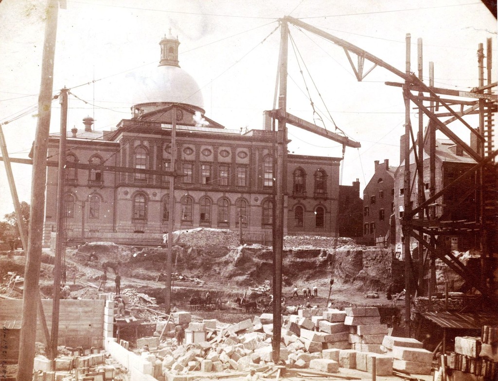 State House: Beacon St. Foundation of Brigham Extension