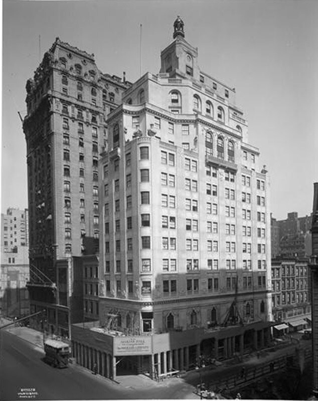 54th Street and 5th Avenue, N.E. corner. New Aeolian Building