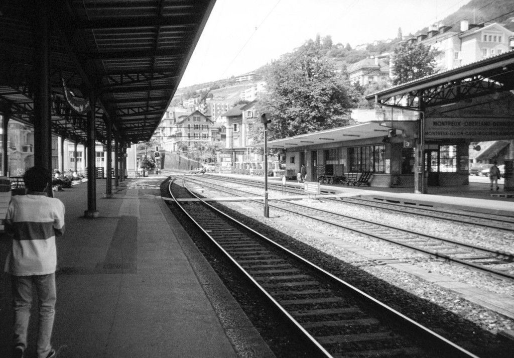 Les quais de la Gare de Montreux