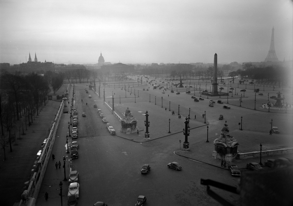 Place de la Concorde depuis l'Hôtel de la Marine