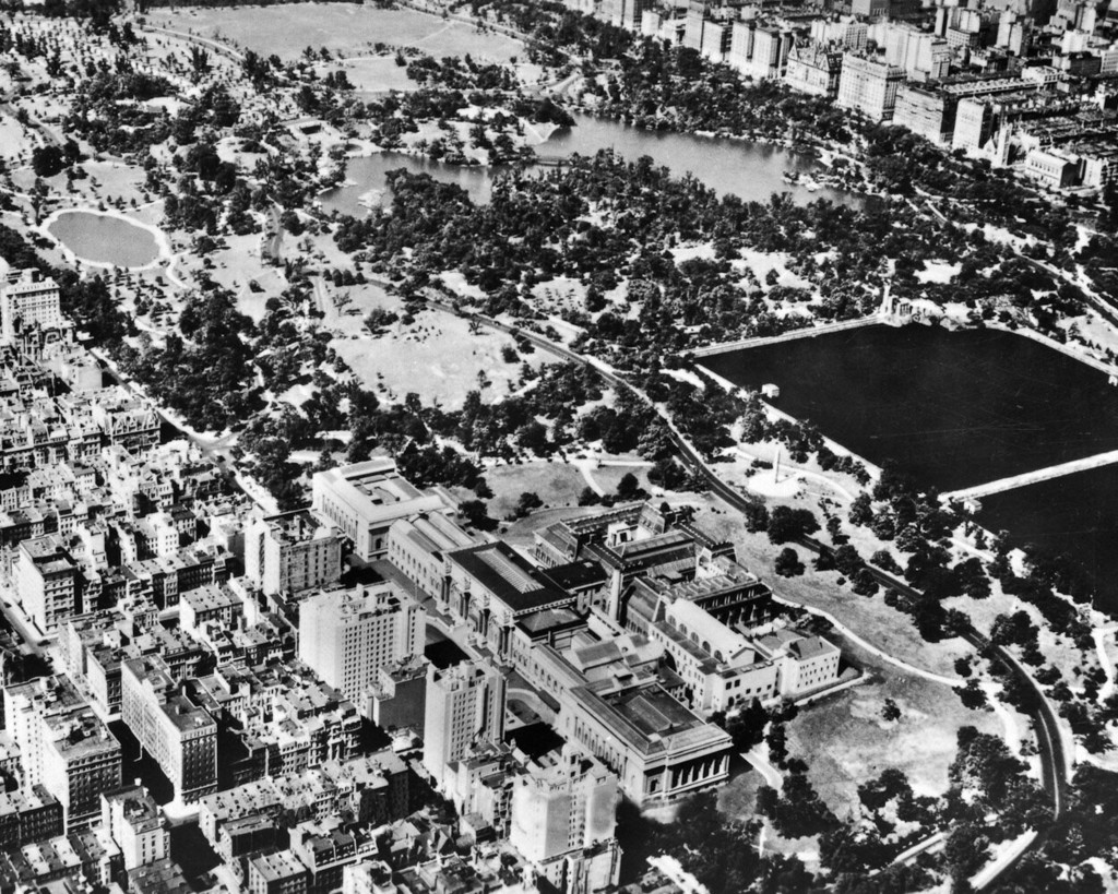 Aerial Overview of the Metropolitan Museum of Art and Lower Reservoir, 1929