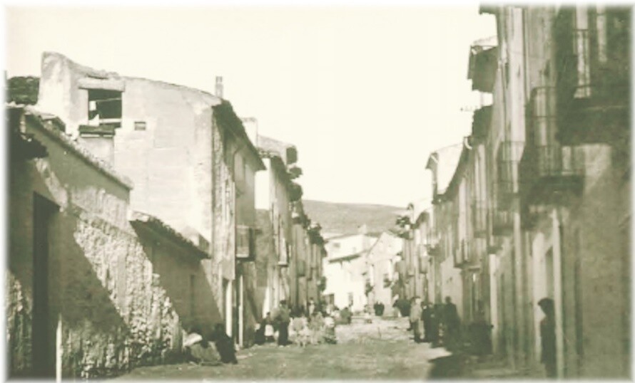 Calle San Blas, finales del s.XIX
