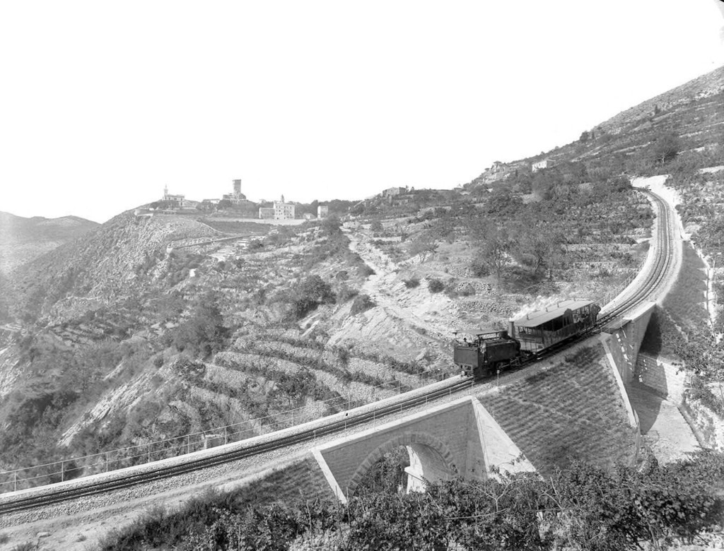 Chemin de fer de Monte Carlo à la Turbie