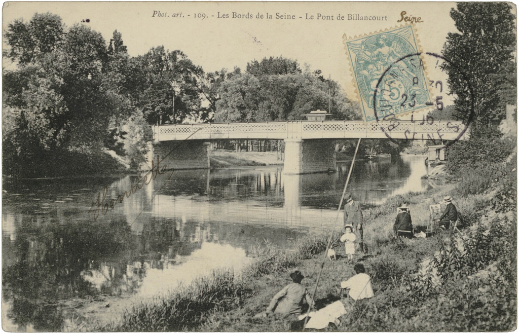 Les Bords de la Seine. Le Pont de Billancourt