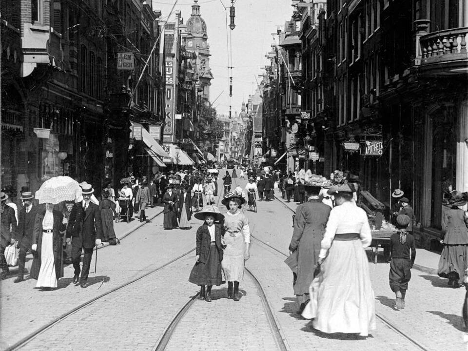1910. Leidsestraat Amsterdam.
