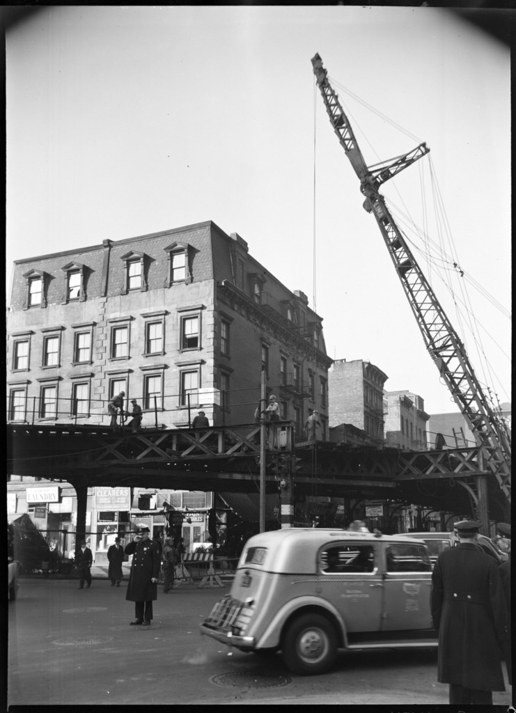 Demolition of the Sixth Avenue El