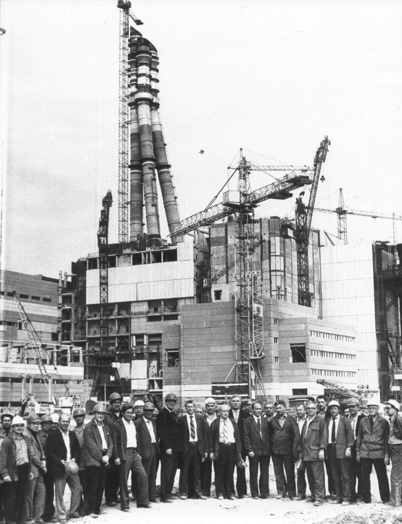Строящийся первый энергоблок Игналинской АЭС