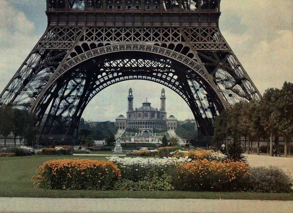 La tour Eiffel et le Trocadéro