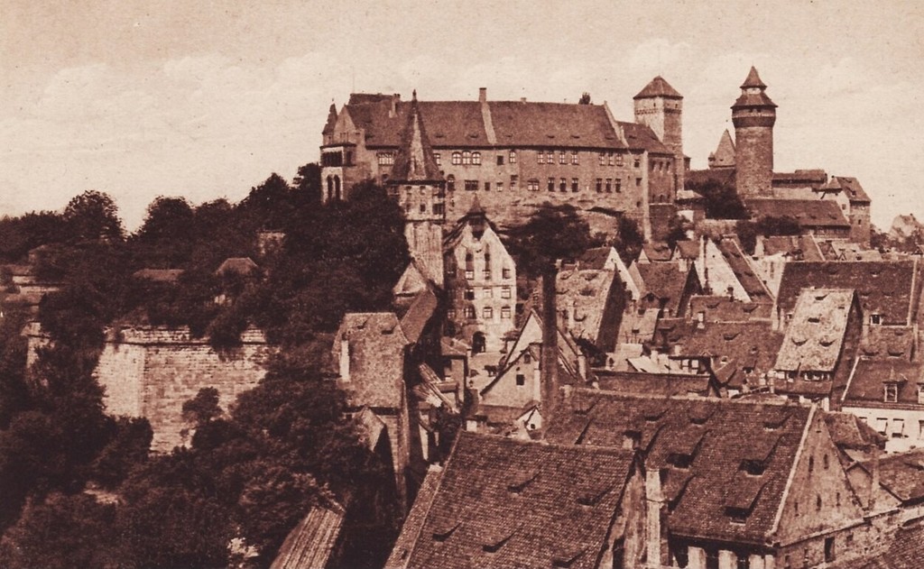 Nürnberger Schloss von Südwesten gesehen
