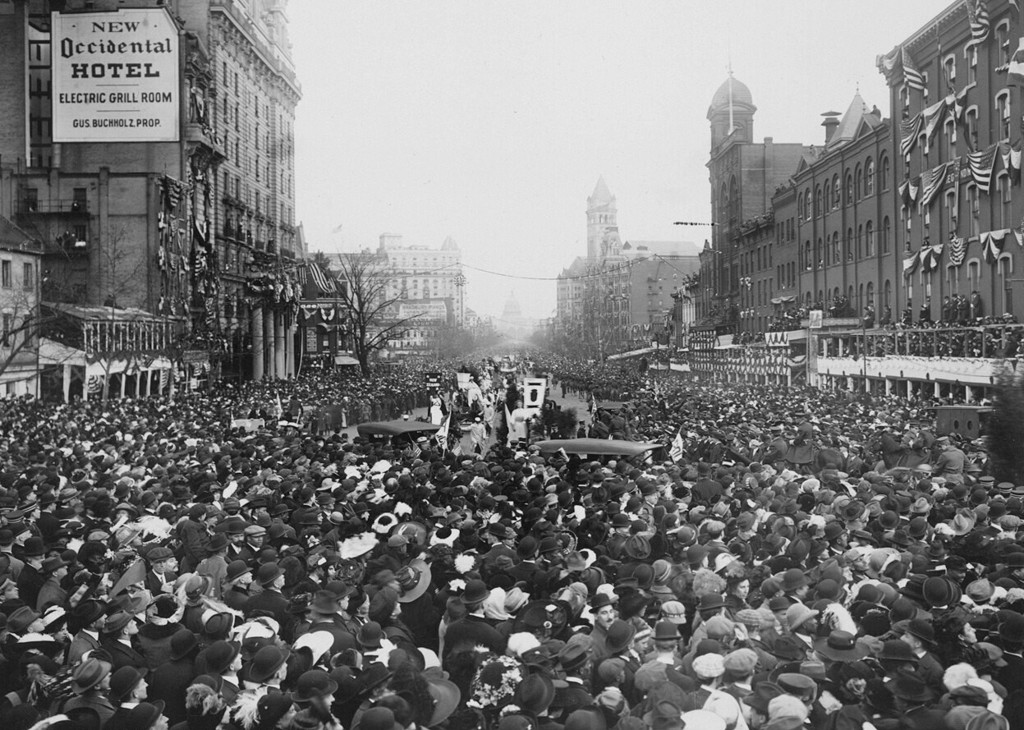 The performance was part of the larger Suffrage Parade