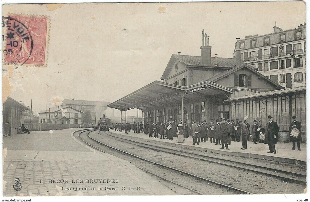 Bécon-lès-Bruyères. Les Quais de la Gare