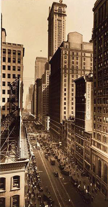 42nd Street, south side, east from Fifth Avenue. August, 1929