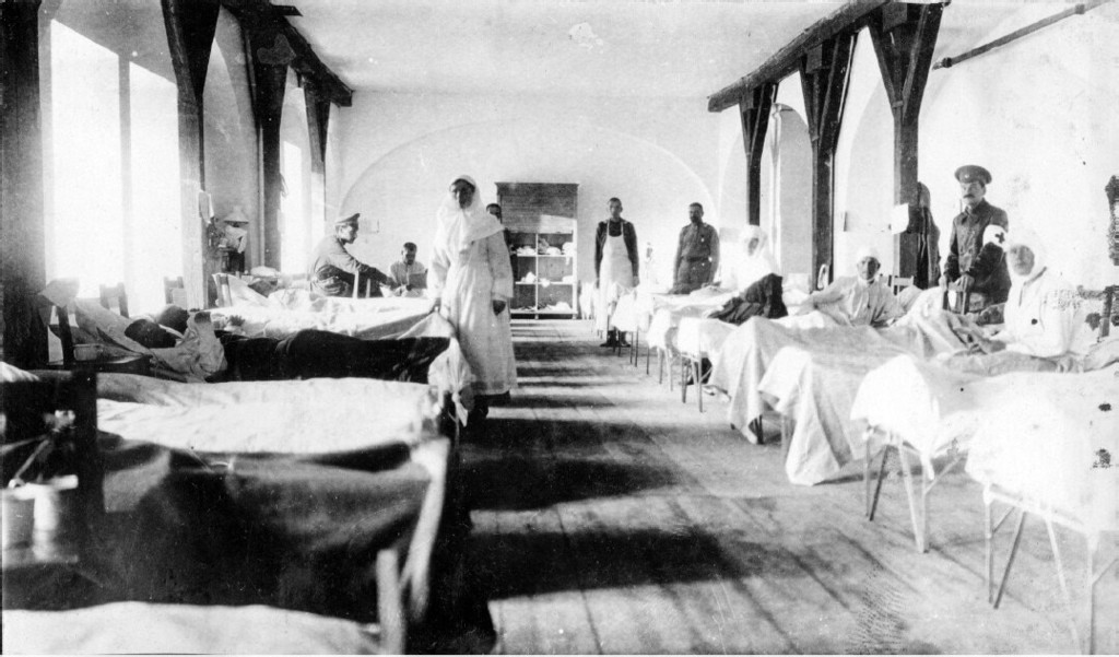 spitalul militar din Tiraspol, în timpul primului război mondial