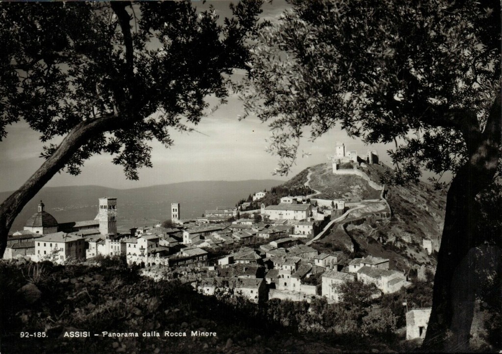 Assisi, Panorama dalla Rocca Minore