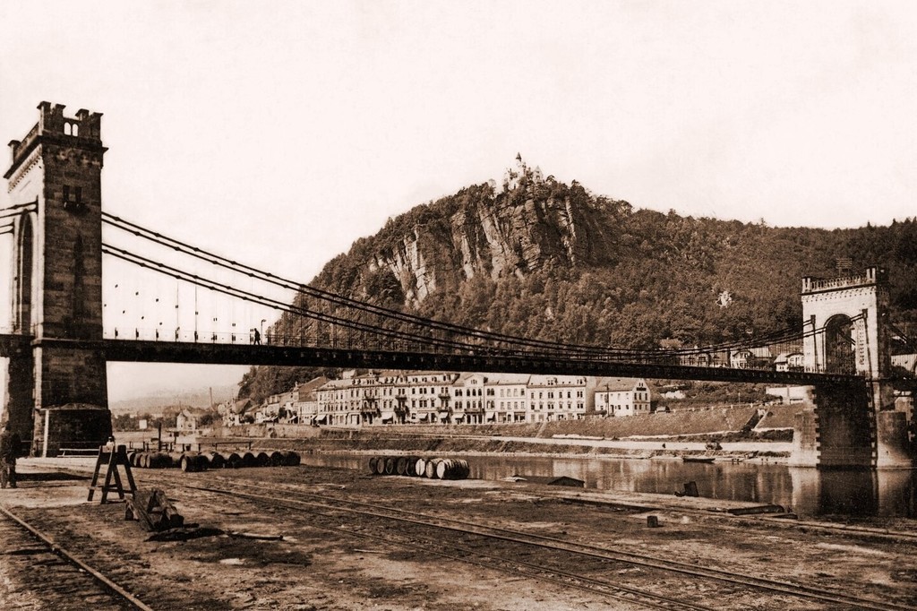Děčín. Císařovna Elisabeth Bridge