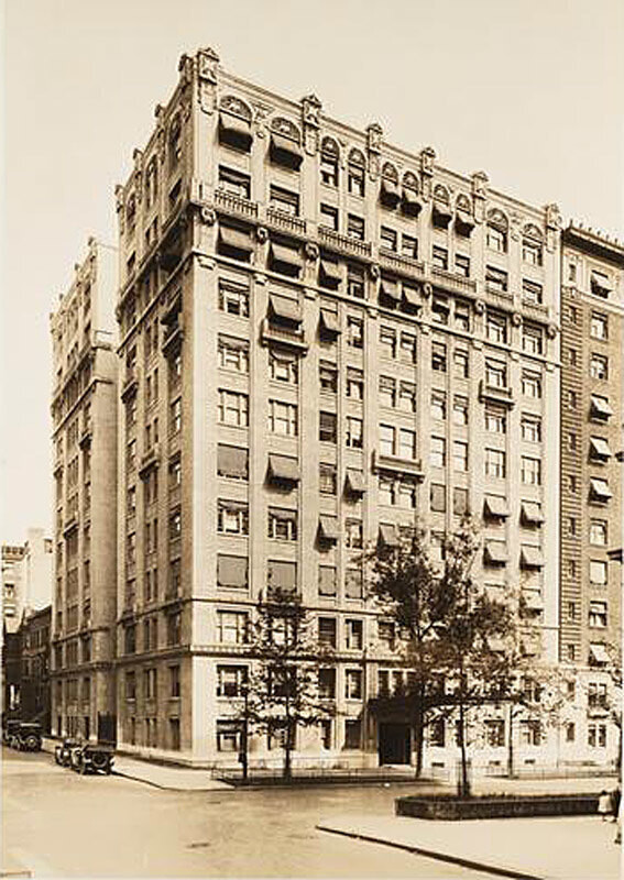 Apartment building at West 88th Street and West End Avenue