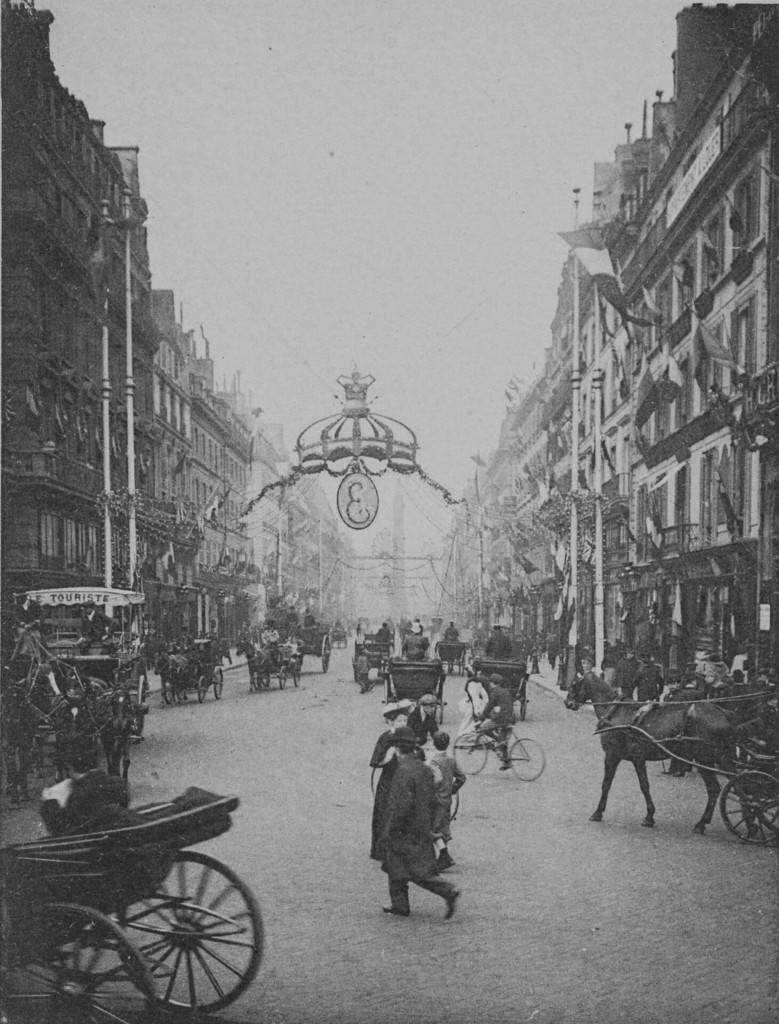 Edouard VII à Paris. Décoration de la rue de la Paix