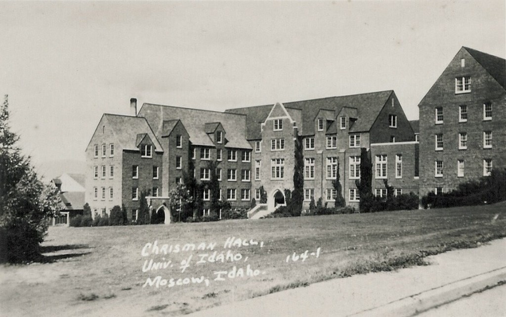Former Chrisman Hall, now Phinney Hall, Men's dorm of Idaho University