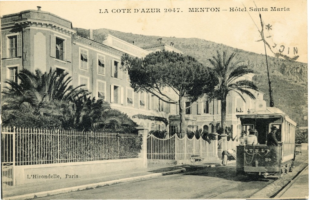 Menton-Garavan. Hôtel Santa Maria